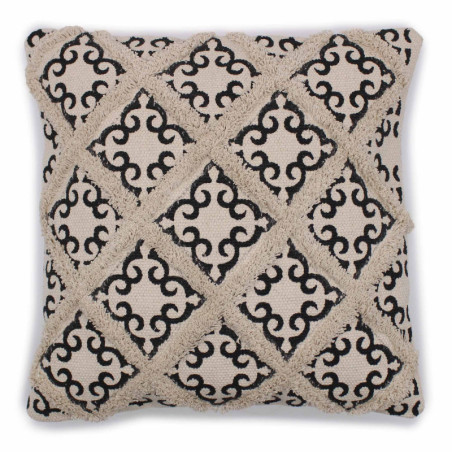 Housse de coussin classique - Lux Criss-Cross & Print - 45x45cm
