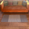 Tapis indien en coton - 70x170cm - Gris