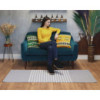 Tapis indien en coton - 70x170cm - Gris