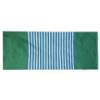 Tapis indien en coton - 70x170cm - Bleu/Vert