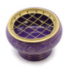 Grand pot d'encens au charbon de bois Chakra - Couronne