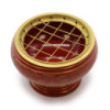 Grand pot d'encens au charbon de bois Chakra - Sacral
