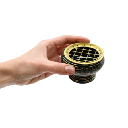 Grand pot d'encens au charbon de bois Chakra - Racine