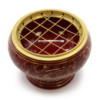 Grand pot d'encens au charbon de bois Chakra - Racine