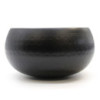 Grand bol noir battu - 18 cm