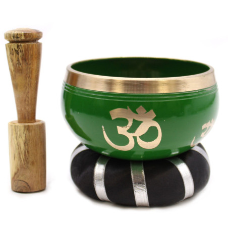 Ensemble de bols chantants Arbre de vie - Vert 10,7 cm