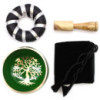 Ensemble de bols chantants Arbre de vie - Vert 10,7 cm