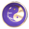 Ensemble de bols chantants Yin et Yang - Blanc/Violet 10,7 cm