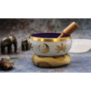 Grand ensemble de bols chantants Yin et Yang - Blanc/Violet 14 cm