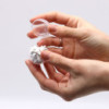 Bracelet en jaspe blanc et bombe de bain