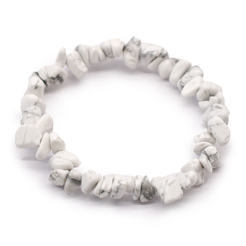 Bracelet en jaspe blanc et bombe de bain