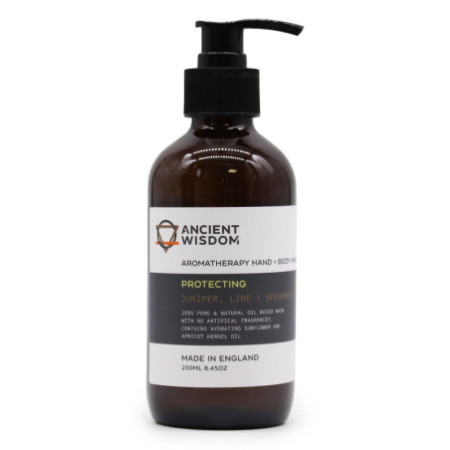 Gel douche et bain au genévrier, citron vert et menthe verte 250 ml