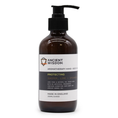 Gel douche et bain au genévrier, citron vert et menthe verte 250 ml