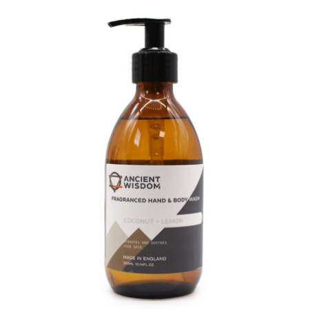 Gel douche mains et corps à la noix de coco et au citron 300 ml