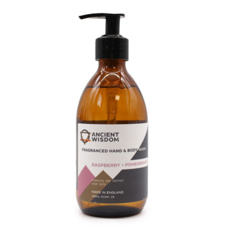 Gel douche et bain à la framboise et à la grenade 300 ml