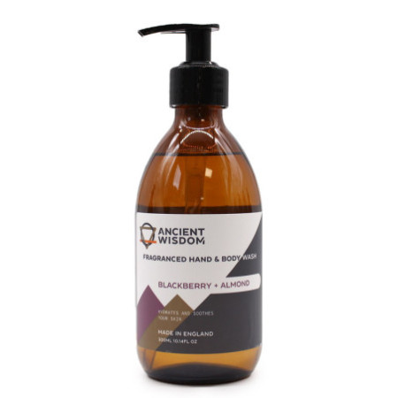 Gel douche mains et corps mûre et amande 300 ml