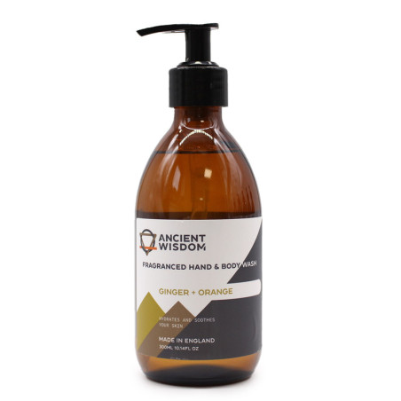 Gel douche et bain au gingembre et à l'orange 300 ml