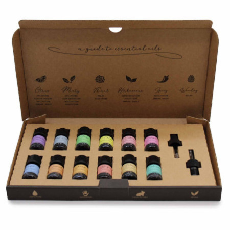 Coffret d'huiles essentielles d'aromathérapie - Coffret d'automne