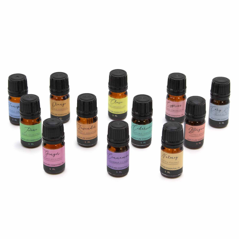 Coffret d'huiles essentielles d'aromathérapie - Coffret d'automne