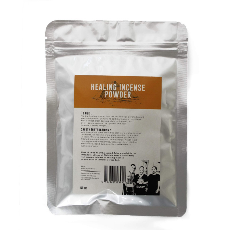Encens en poudre de guérison - Noix de muscade 50 g