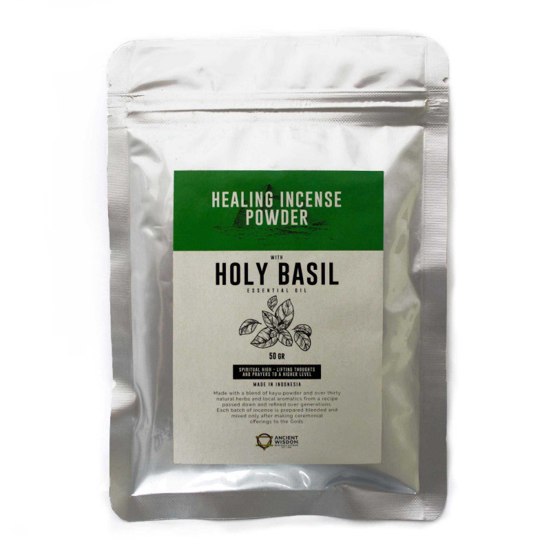 Encens en poudre de guérison - Basilic sacré 50 g