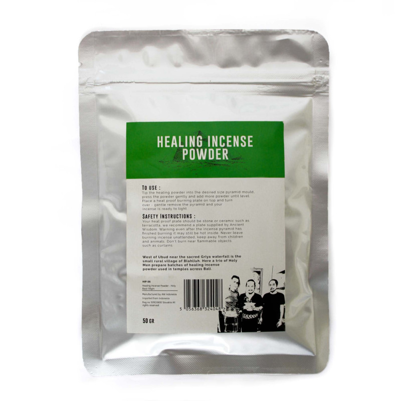Encens en poudre de guérison - Basilic sacré 50 g