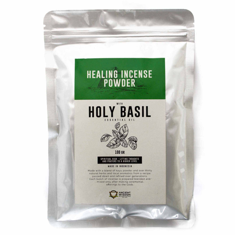 Encens en poudre de guérison - Basilic sacré 100 g