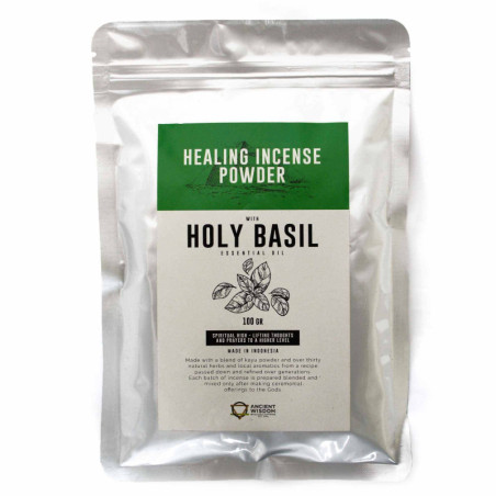 Encens en poudre de guérison - Basilic sacré 100 g