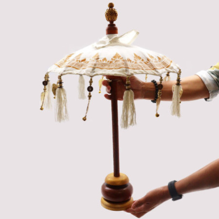 Parasol Bali Home Decor - Coton - Rose - 40 cm