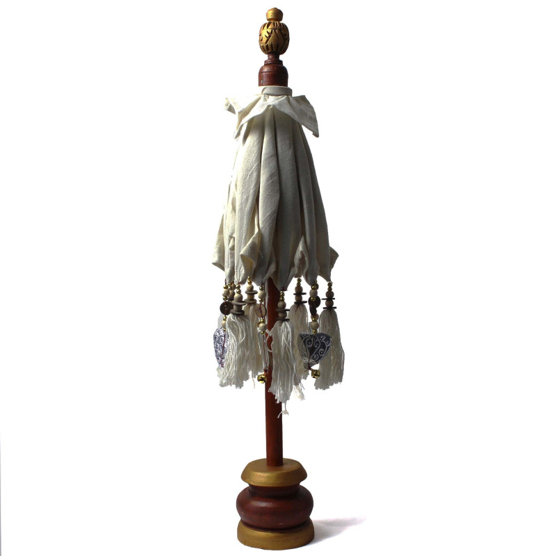 Parasol Bali Home Decor - Toile - Naturel - 40 cm