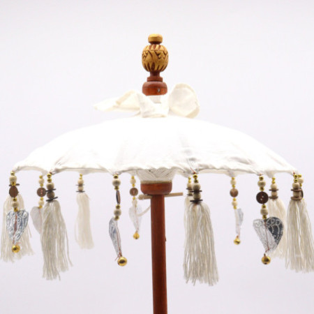 Parasol Bali Home Decor - Toile - Naturel - 40 cm