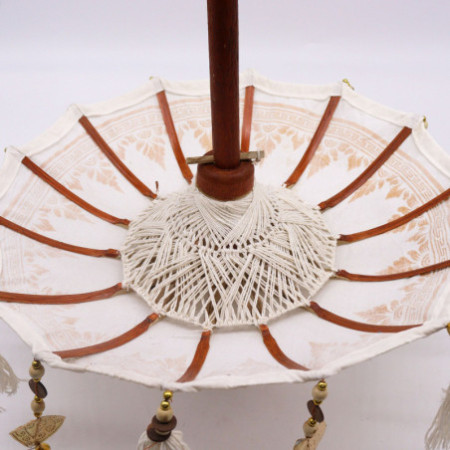 Parasol Bali Home Decor - Toile - Naturel - 40 cm