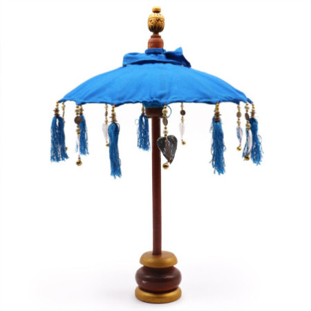 Parasol Bali Home Decor - Coton - Turquoise - 40 cm