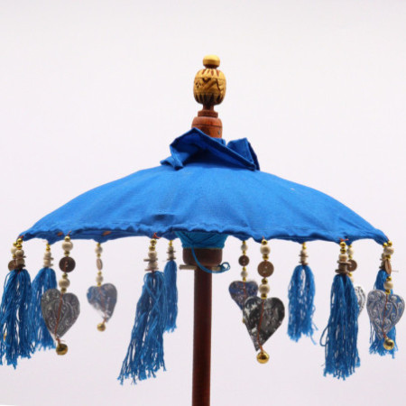 Parasol Bali Home Decor - Coton - Turquoise - 40 cm