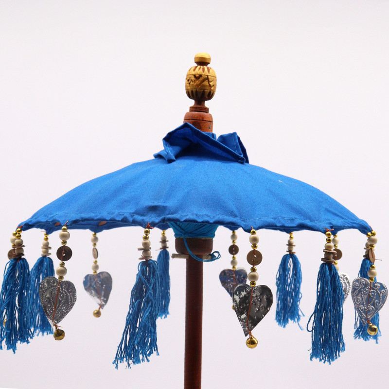 Parasol Bali Home Decor - Coton - Turquoise - 40 cm