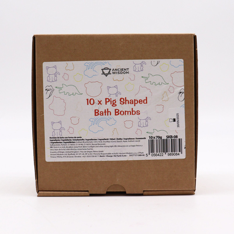 Bombe de bain Pig 70g - Cupcake à la vanille