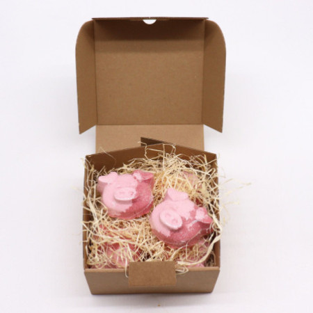 Bombe de bain Pig 70g - Cupcake à la vanille