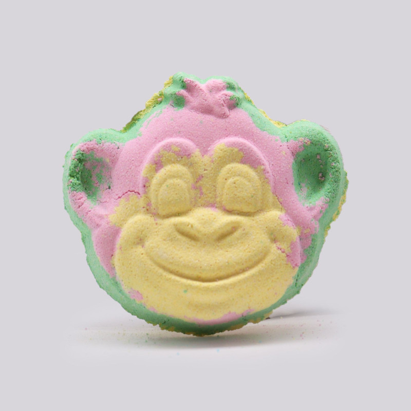 Bombe de bain Monkey 90 g - Goyave et fraise