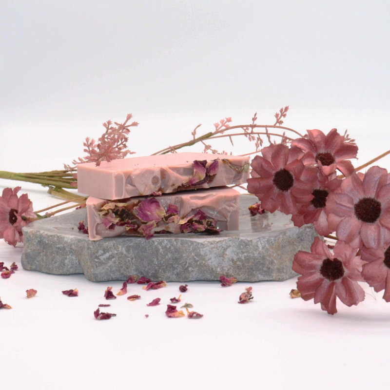 Barre de savon à la rose enchantée - 100 g