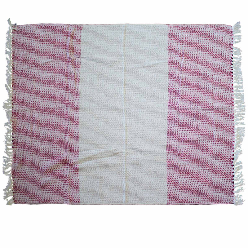 Plaids Boho Comfort - Rubis bicolore