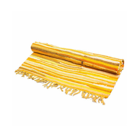 Petit tapis en chiffon - 50x90cm - qualité premium - Sunrise Oranges