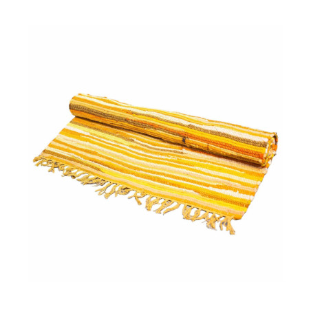 Petit tapis en chiffon - 50x90cm - qualité premium - Sunrise Oranges