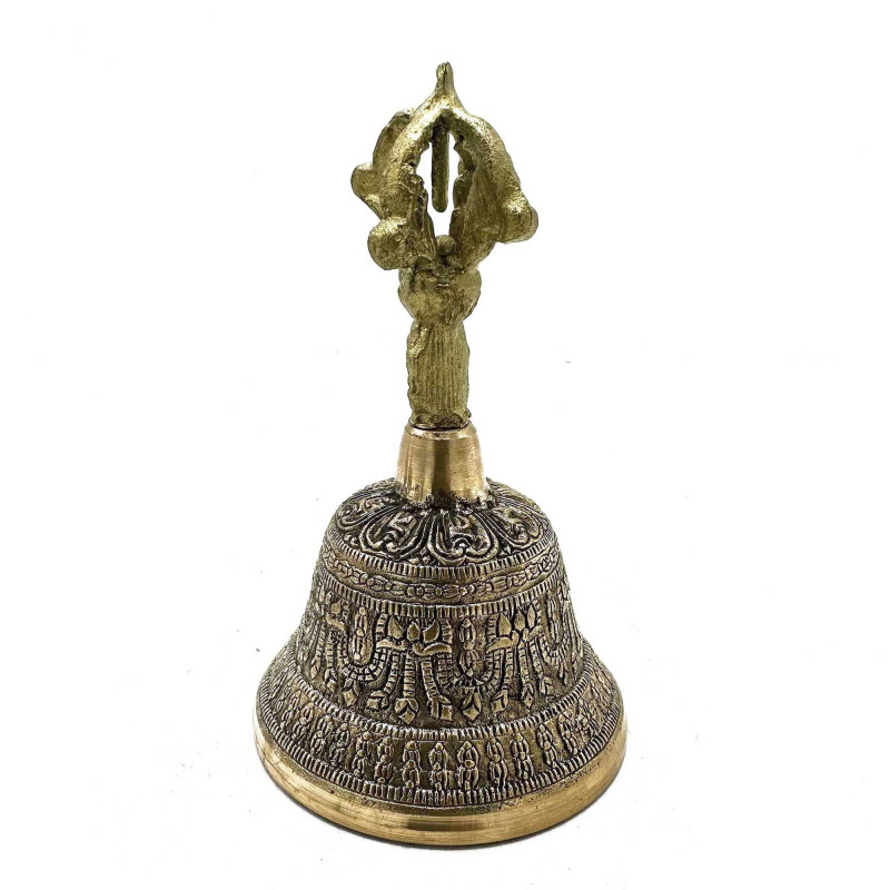 Grande cloche tibétaine Tingsha - 7,5 x 13 cm
