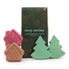 Coffret cadeau de bombes de bain de Noël Gingerbread Town