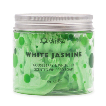 Savon à la crème fouettée groseille et thé blanc 120 g