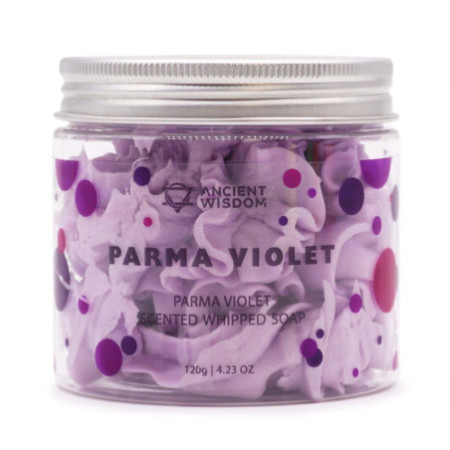 Savon crème fouettée à la violette de Parme 120 g