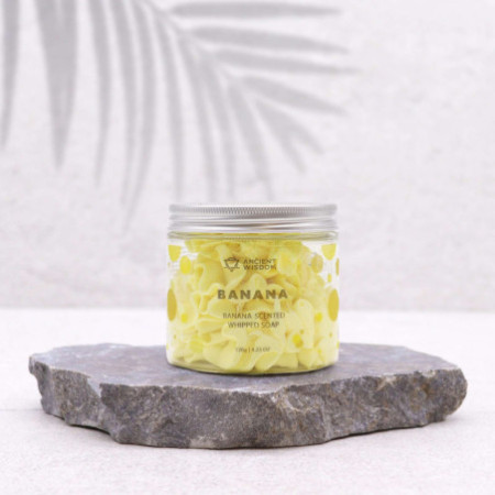 Savon à la crème fouettée à la banane 120 g