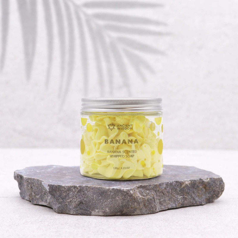 Savon à la crème fouettée à la banane 120 g