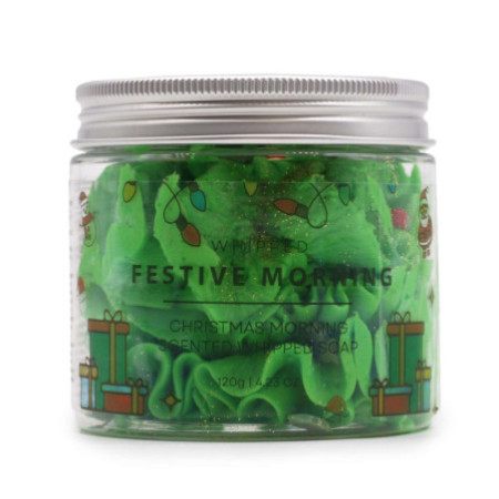 Savon à la crème fouettée Festive Morning 120 g