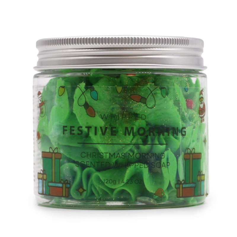 Savon à la crème fouettée Festive Morning 120 g